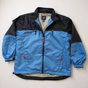 GAP Kids Blue Colorblock Windbreaker Jacket | Youth XXL